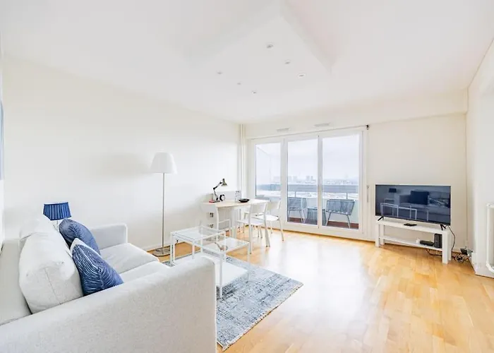 アパート Montparnasse - Vue Tour Eiffel - Balcon パリ